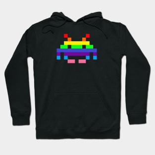 Rainbow invader Hoodie